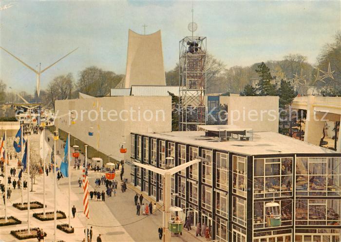 Exposition Universelle Bruxelles 1958 Civitas Dei Kirche elektronisches Glockens