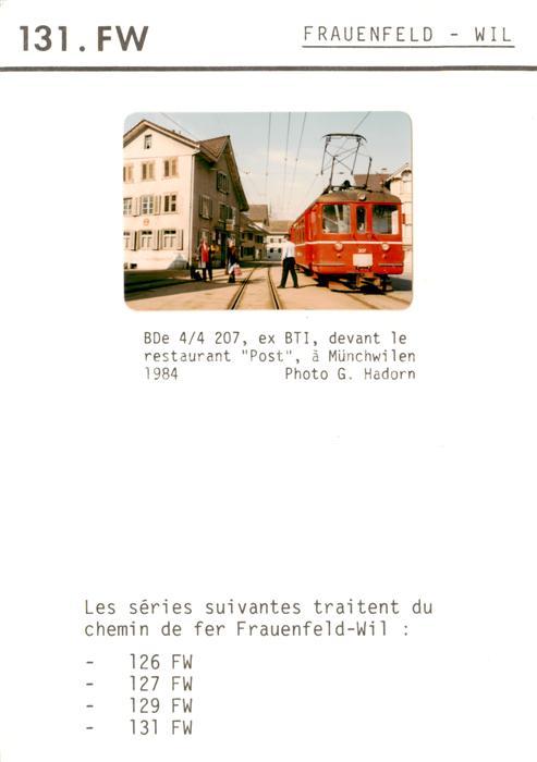 Bergbahn Frauenfeld Wil