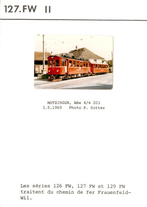 Strassenbahn Matzingen