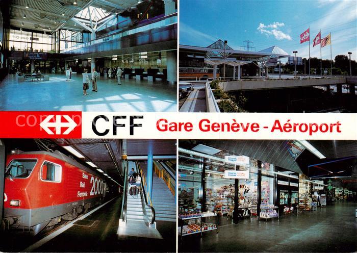 Flughafen Airport Aeroporto CFF Gare Geneve Airoport