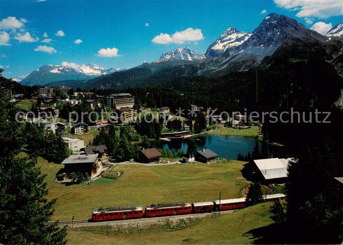Eisenbahn Arosa Seegrube mit Untersee