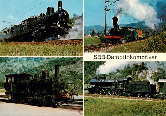 Lokomotive SBB Dampflokomotiven B3/4 Nr 1367 Ec 2/5 Nr 28 E 3/3n Nr ex 8507 C 5/