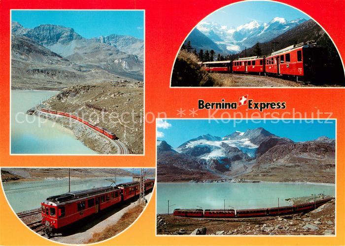 Eisenbahn Bernina Bahn Postresina Alp Grüm