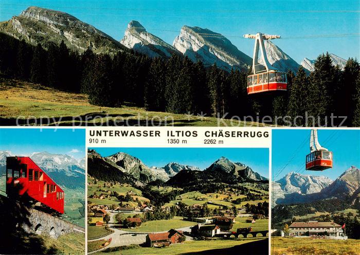 Seilbahn Cable-Car Telepherique Unterwasser Iltios Chaeserrugg