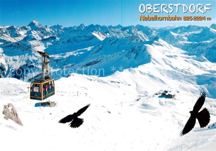 Seilbahn Cable-Car Telepherique Oberstdorf Allaeu Nebelhornbahn