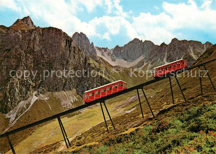 Bergbahn Axamer Lizum Wagenkreuzung Kalkkoegel Tirol Hoadl