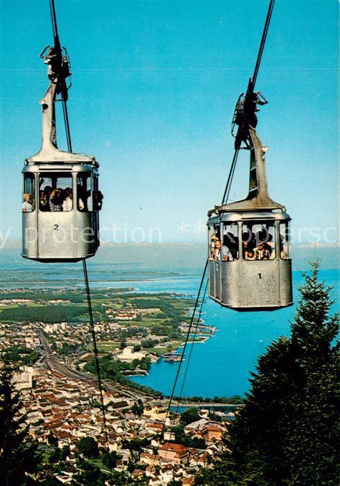 Seilbahn Cable-Car Telepherique Bregenz am Bodensee Pfaenderbahn