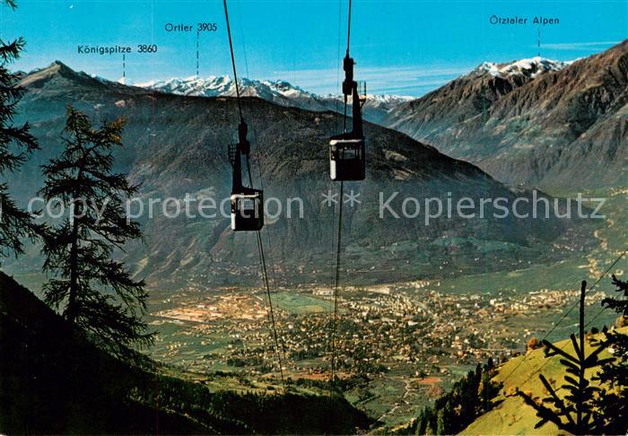 Seilbahn Cable-Car Telepherique Ifinger Seilbahn Meran