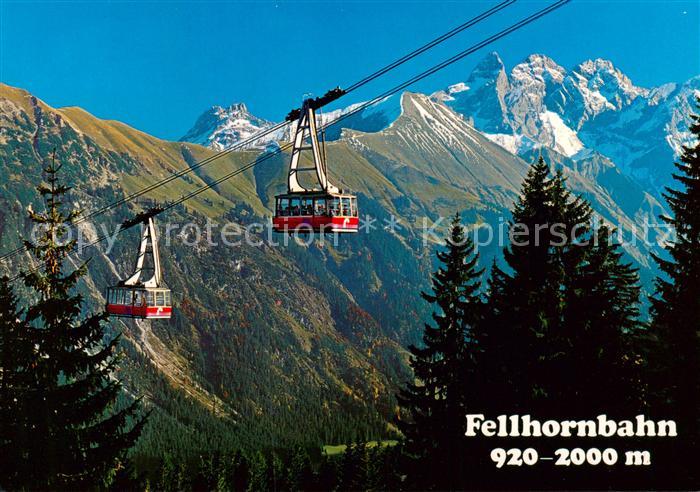 Seilbahn Cable-Car Telepherique Fellhornbahn Oberdorf Allgaeu