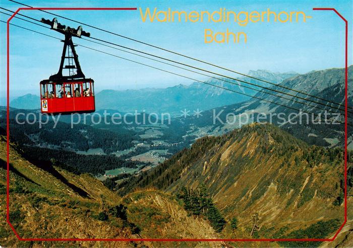 Seilbahn Cable-Car Telepherique Walmendingerhorn Bahn Kleinwalsertal