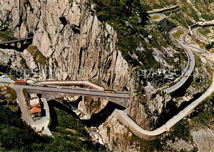 Postbus Schweiz Gotthardstrasse Schöllenen Teuf