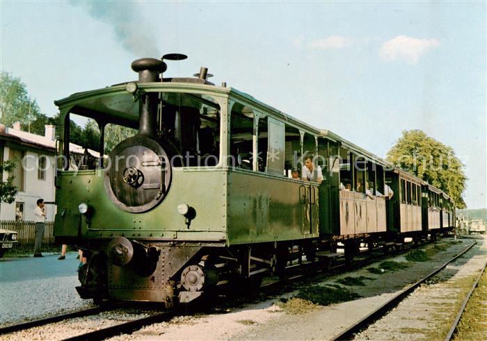 Eisenbahn Chiemsee Bahn Bahnhof Stock