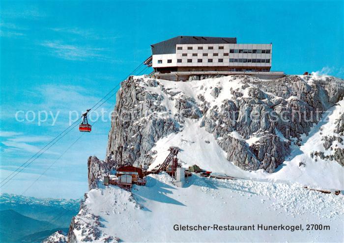 Seilbahn Cable-Car Telepherique Gletscher Restourant Hunerkogel Dachstein Suedwa