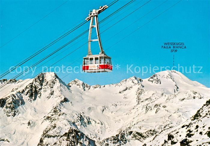 Seilbahn Cable-Car Telepherique Schnalstaler Gletscherbahn Weisskugel Palla Bian