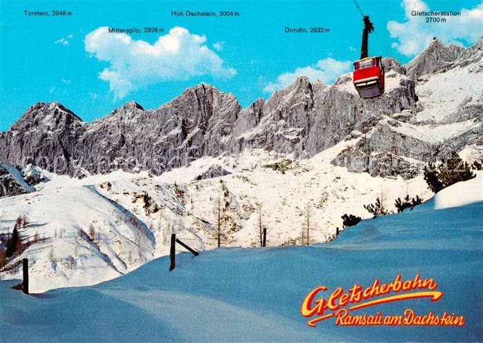 Seilbahn Cable-Car Telepherique Dachsteinsuedwaende