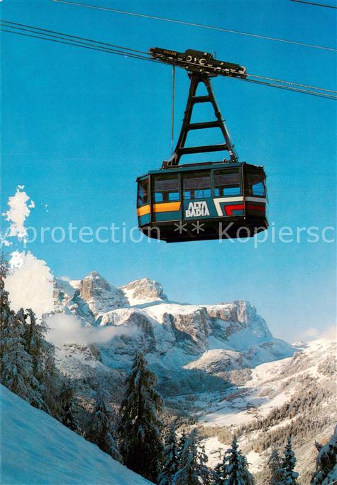 Seilbahn Cable-Car Telepherique Alta Badia Piz La Villa