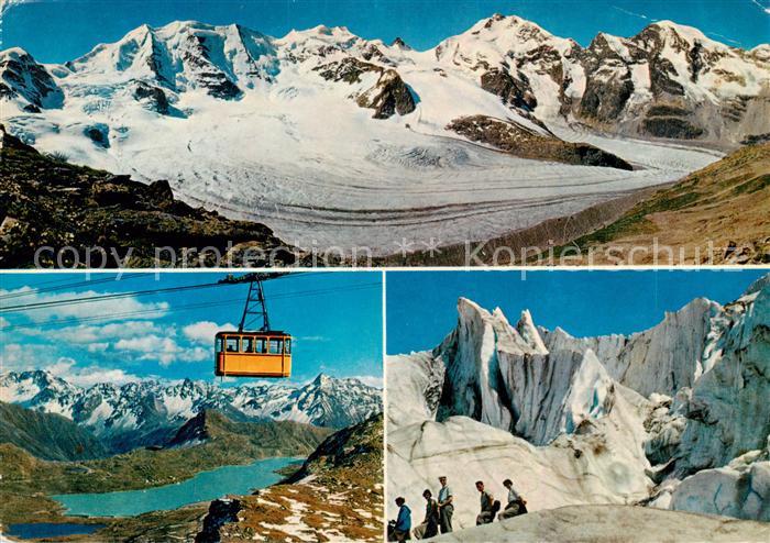 Seilbahn Cable-Car Telepherique Piz Cambrena Piz Palue Bellavista