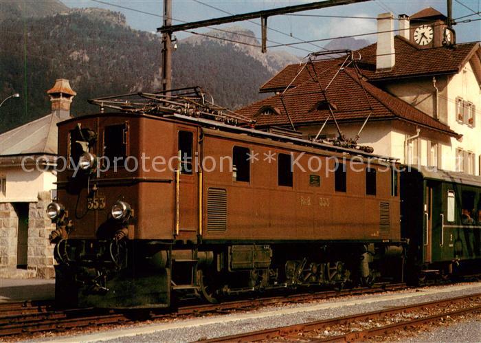 Eisenbahn Rhaetische Bahn RhB Elektrische Lokomotive Ge 4/6 453