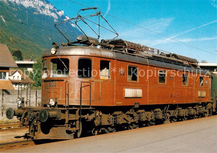 Eisenbahn Berner Alpenbahn BLS Lokomotive Ae 202
