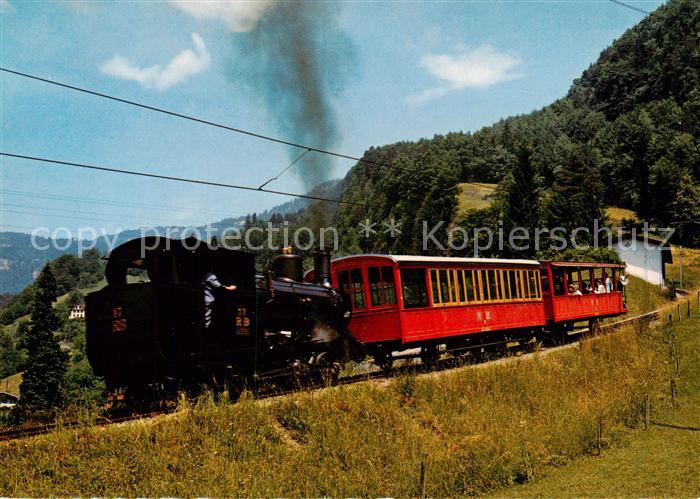 Lokomotive Dampflokomotive Nr. 17 Vitznau Rigi Bahn