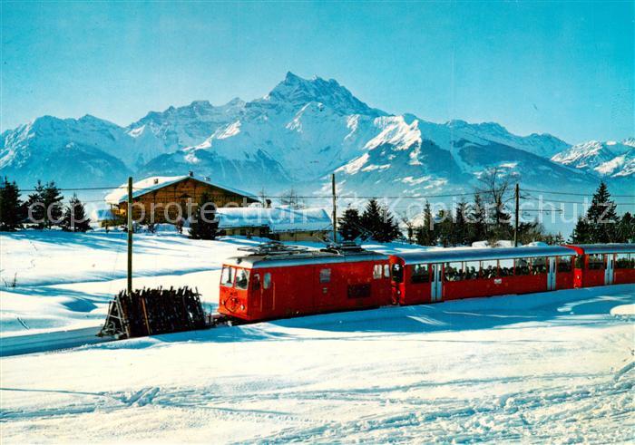 Eisenbahn Villars Chesieres Villars Col de Bretay