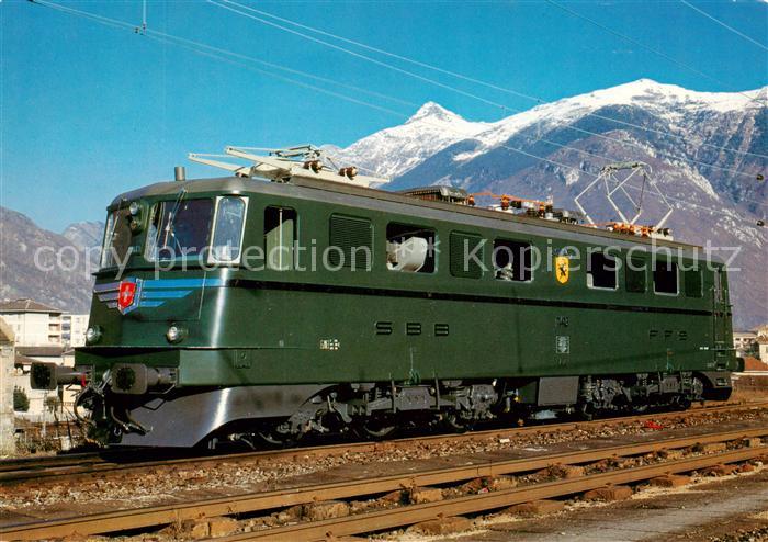 Eisenbahn Schweizerische Bundesbahn Lokomotive Ae 6/6 11413 Schafhausen