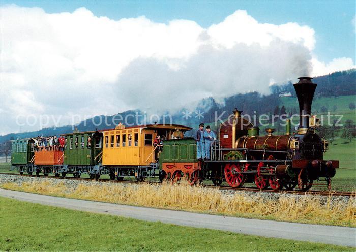 Lokomotive Schweizer Nordbahn SNB Limmat SpanischBloetli Bahn