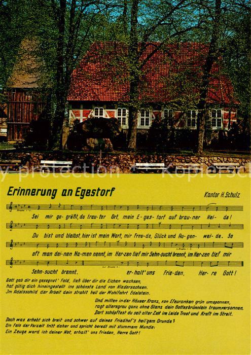 Egestorf Nordheide Lied Erinnerung an Egestorf Noten Waldgaststaette