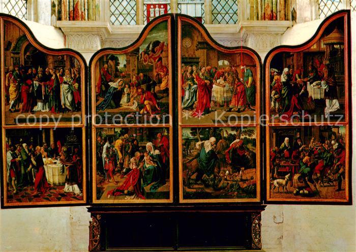 LueBECK  CITY Marienaltar 16. Jhdt. in der Marienkirche