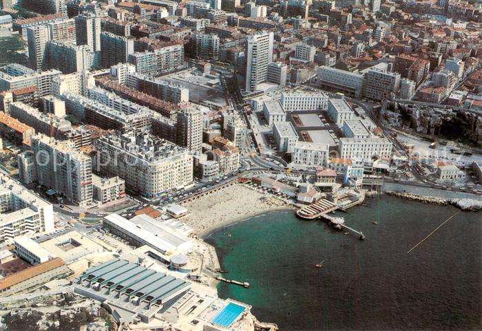 Marseille 13 Quartier des Catalans vue aérienne