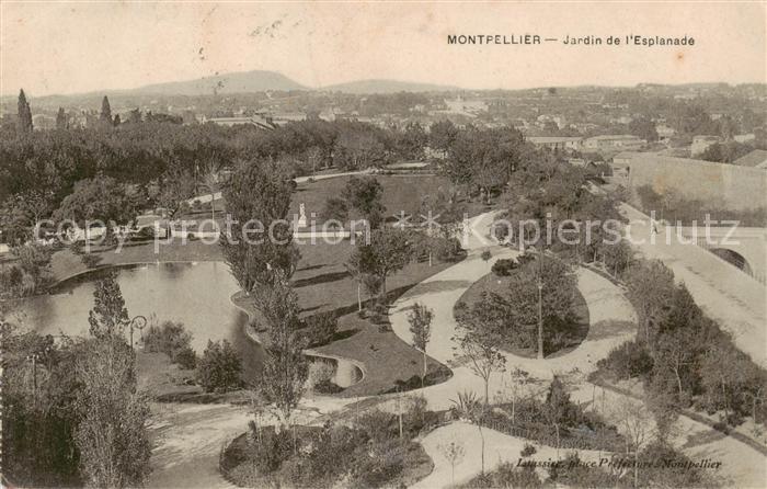 Montpellier Herault Jardin de l Esplanade