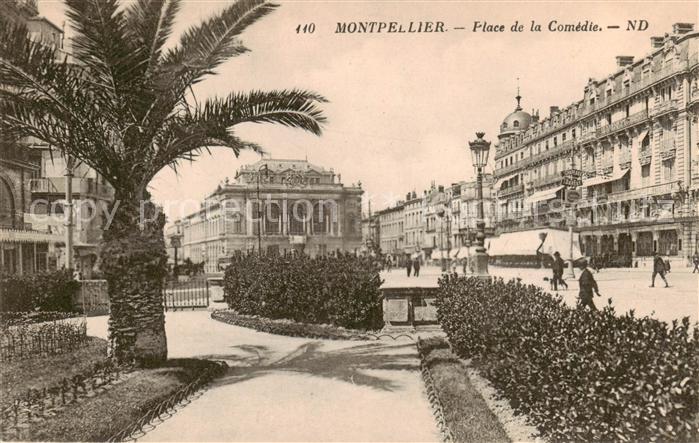 Montpellier Herault Place de la Comédie