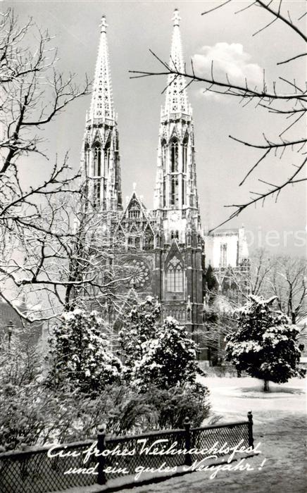 Wien AT Votivkirche Weihnachtskarte