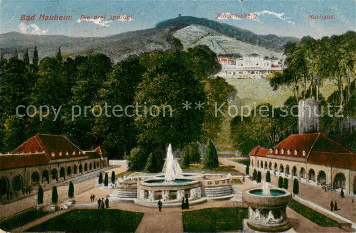 Bad Nauheim Die drei Sprudel Johannisberg Kurhaus