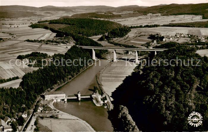 Hann. Muenden Panorama Blick ins Werratal