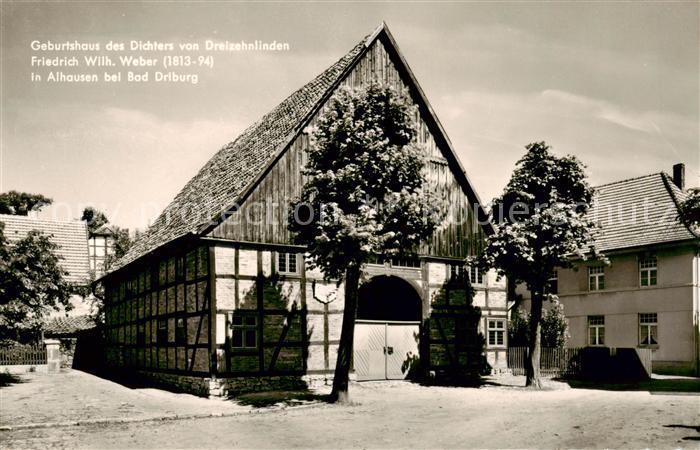 Alhausen Westfalen Geburtshaus des Dichters von Dreizehnlinden Friedrich Wilhelm