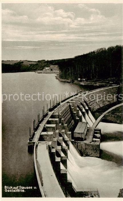 Waldheim Sachsen Stausee Sperrmauer Gaststaette