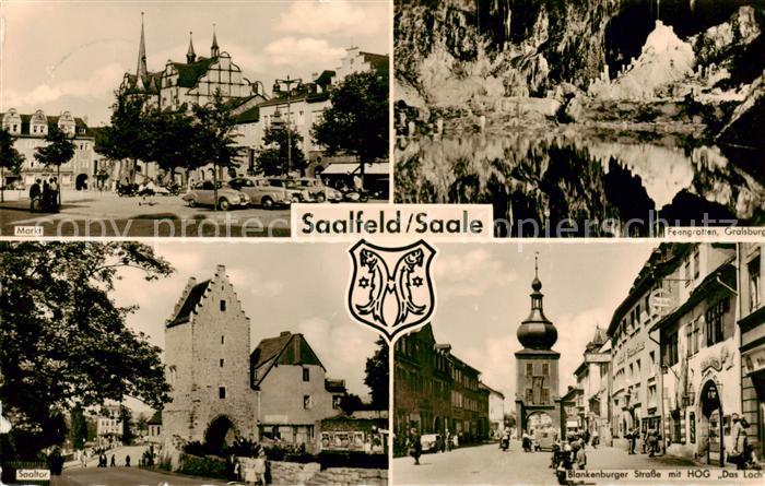 Saalfeld Saale Markt Feengrotten Saaltor Blankenburger Strasse HOG Das Loch