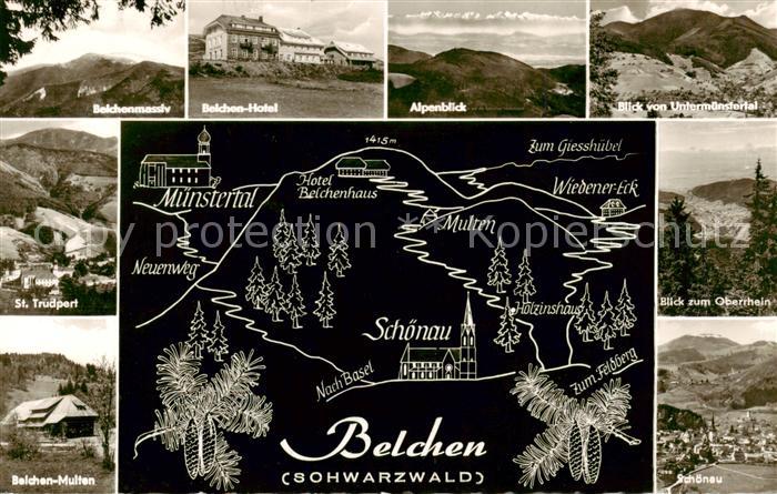 Belchen Baden Panorama Schwarzwald Belchen-Hotel Alpenblick Schoenau St. Trudpoe