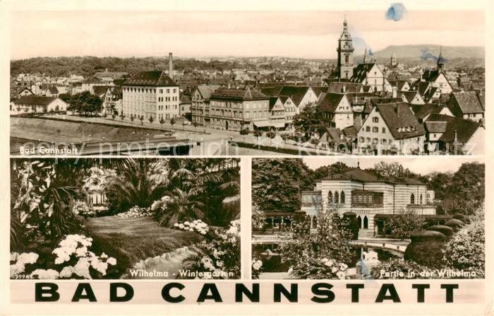 Bad Cannstatt Stadtpanorama Wilhelma Wintergarten