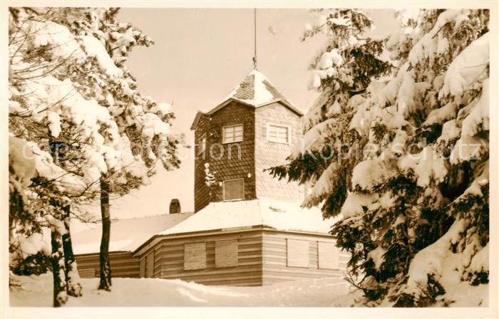 Meuselbach-Schwarzmuehle Meuselbacher Kuppe im Thueringer Wald Turmgaststaette i
