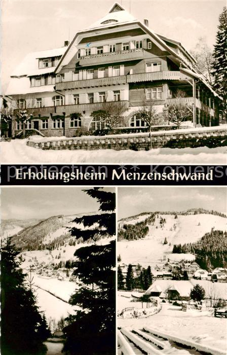 Menzenschwand Erholungsheim Winterpanorama Schwarzwald