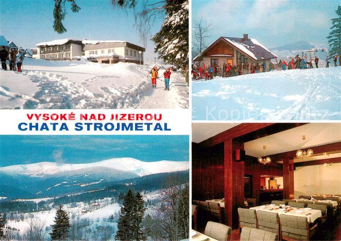 Vysoke nad Jizerou Chata Strojmetal Krkonose Berghotel Wintersport im Riesengebi