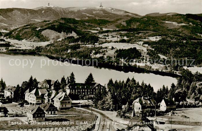 TITISEE Schwarzwald BW mit Feldberg und Seebuck