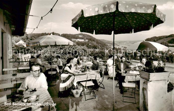 Bad Berneck Cafe am Koenigstuhl Terrasse