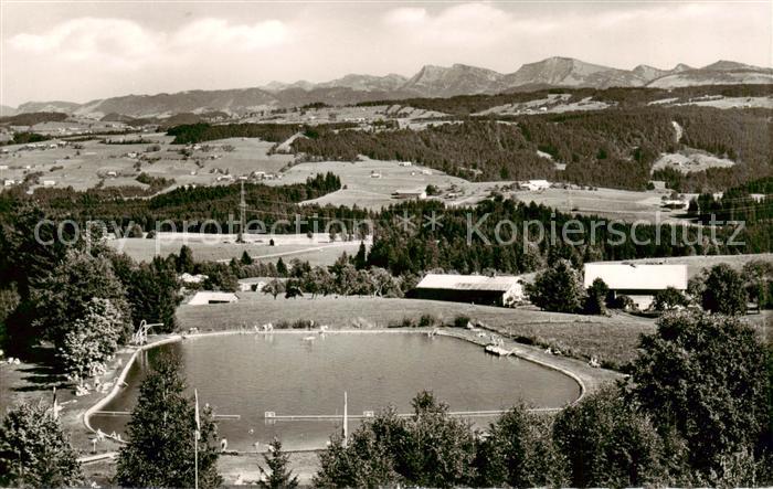 Scheidegg Allgaeu Alpenfreibad Panorama