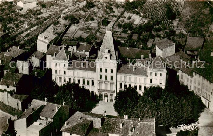 Jujurieux Vue aerienne La Mairie et le Groupe scolaire
