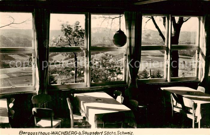 Saupsdorf Berggasthaus Wachberg Gaststube