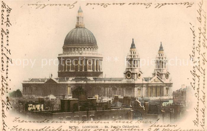 London  UK St Pauls Cathedral