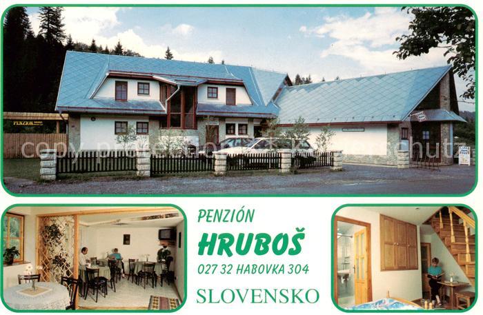 Habovka Zuberec SK Penzion Hrubos Gaststube Zimmer